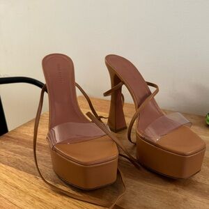 Women's Brown Platform Heels